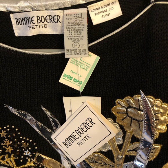#SOLD sorry. 🥴. Bonnie Boerer Vintage Sweater - Picture 4 of 8